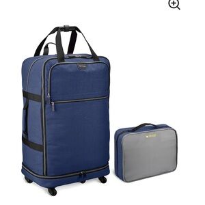 Grey and purple Biaggi travel luggage